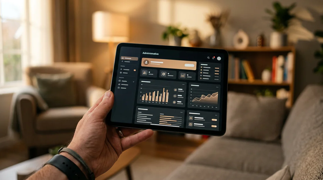 Utilisation d'une tablette pour la déclaration APL dans un cadre domestique